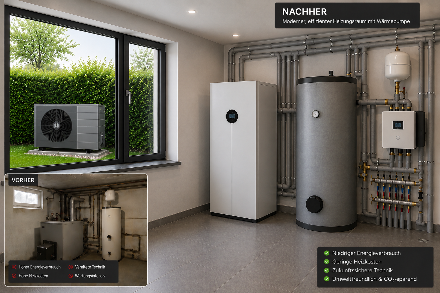 Wärmepumpe Installation